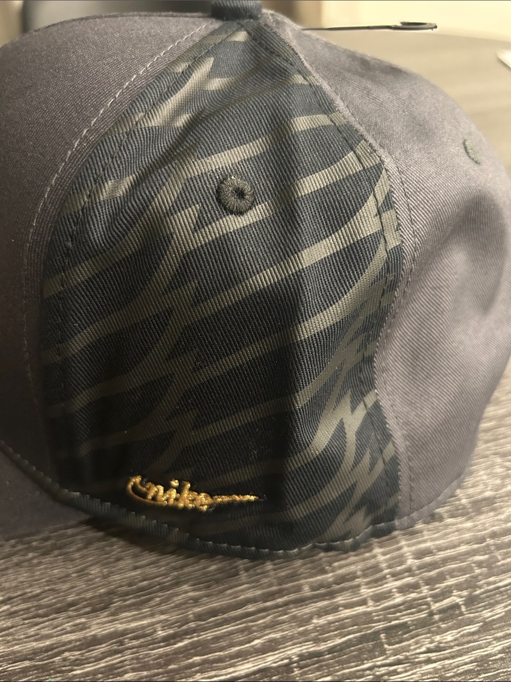 Nike Anthracite Oregon Ducks Shoe Duck Rise Adjustable Hat NEW - Picture 3 of 6